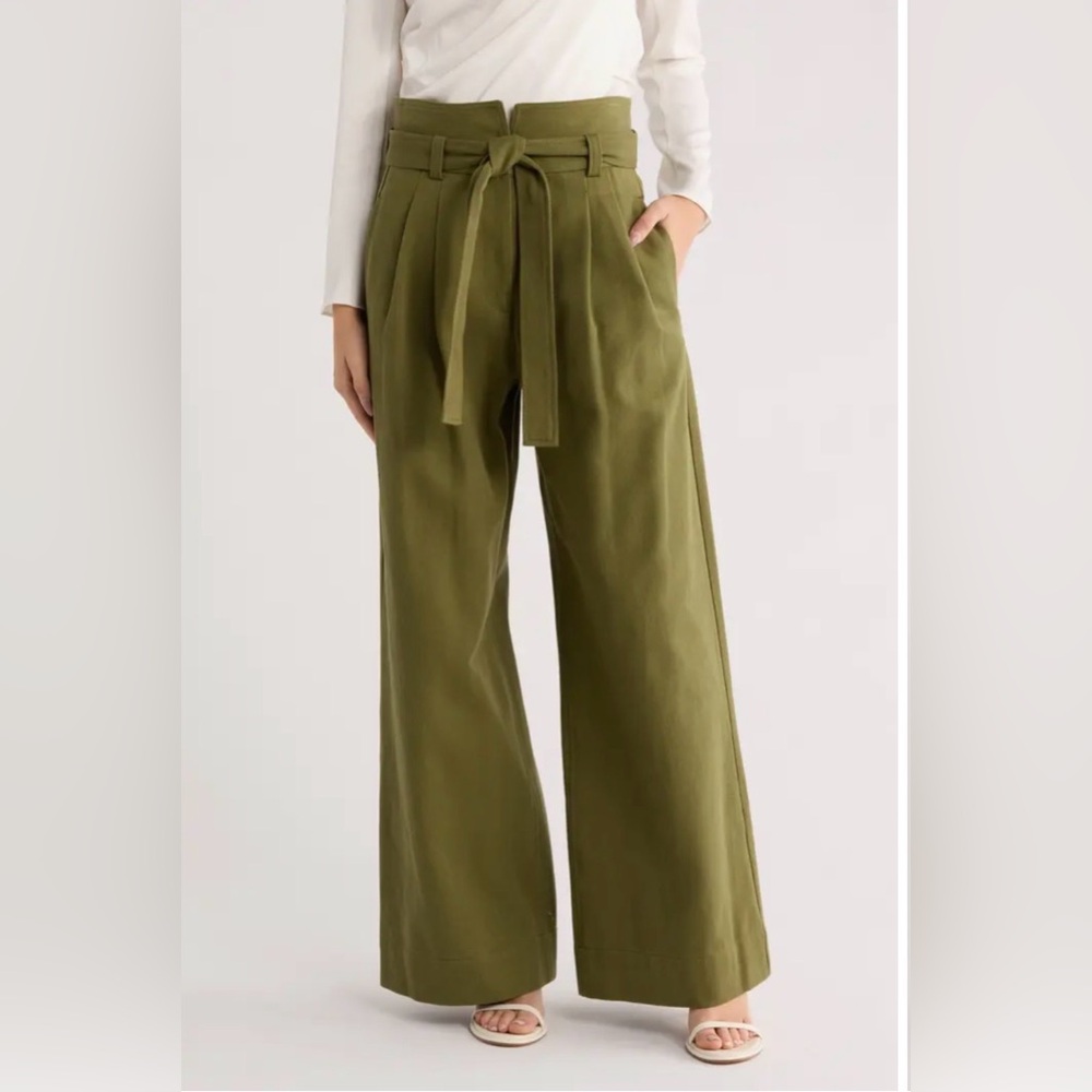 A.L.C. Emily Belted Twill Pants NEW size 12 $595